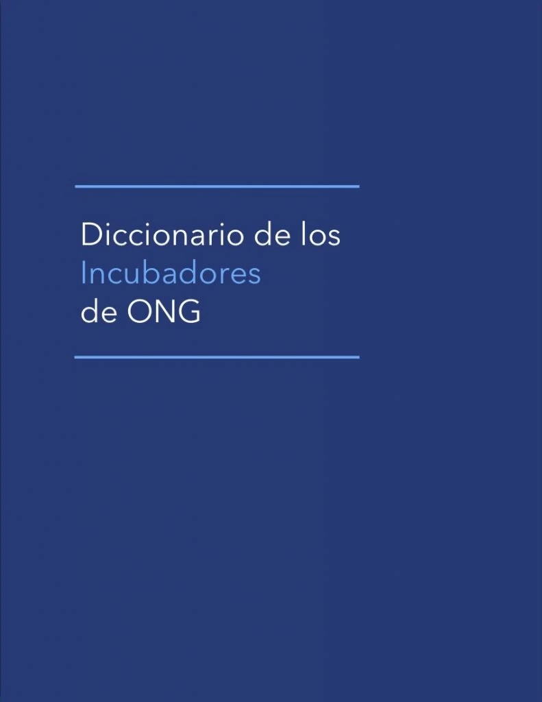 Portada del Diccionario de los Emprendedores de ONG.